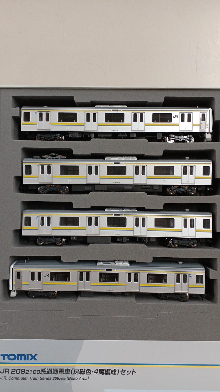 TOMIX 209系2100番台(房総色・4両編成)【新品,未使用品】 JR 209-2100