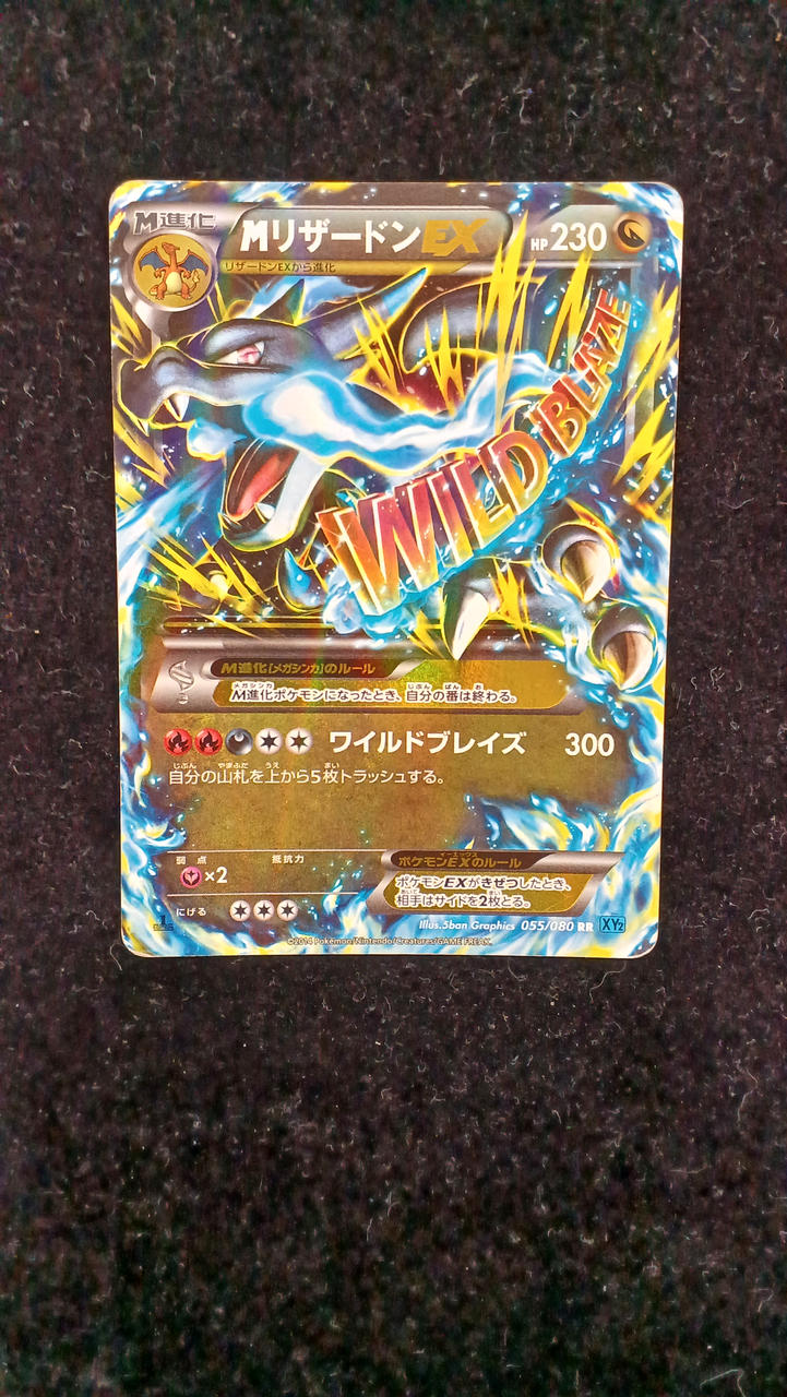 ポケモン MリザードンEX RR ワイルドブレイズ 小売業者 MリザードンEX