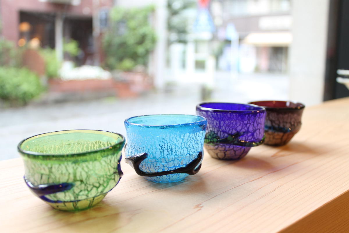 小売 【稲嶺盛吉】琉球ガラス 深皿① 稲嶺盛吉】琉球ガラス 深皿①