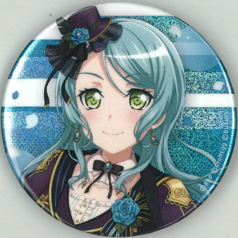 バンドリ ロック 朝日六花 Chara Expo 缶バッジ 海外 レア 4点