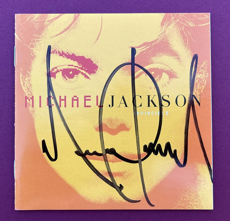 マイケル・ジャクソン サイン 超レアマイケルジャクソンサイン(直筆)