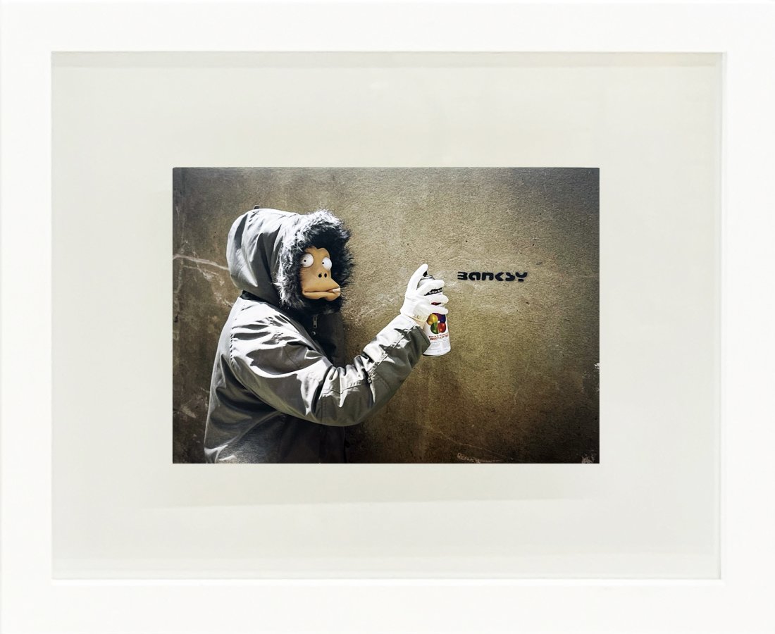 Banksy バンクシー MONKEY MASK SESSION TAG AP James Pfaff | Banksy