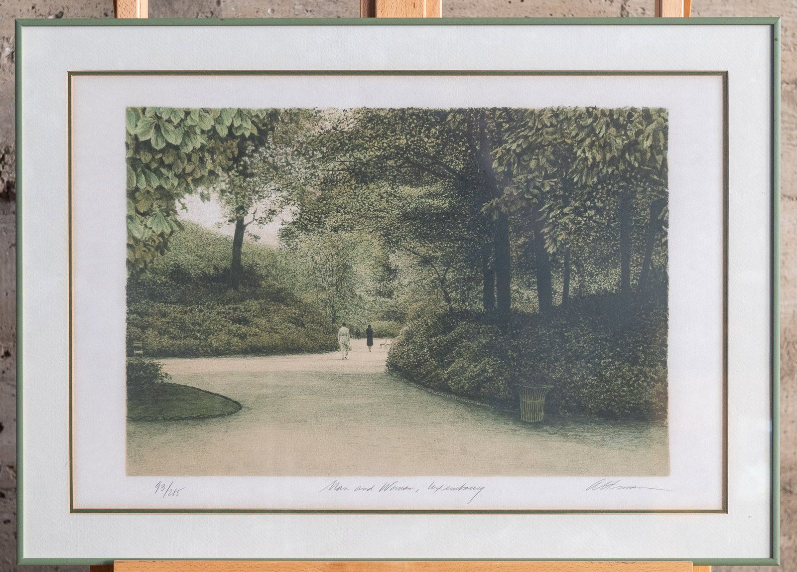 Harold Altman, 'man And Woman, Luxembourg'