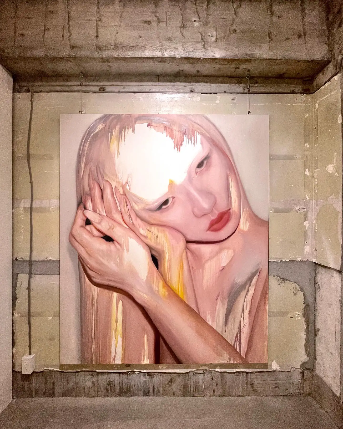 山中雪乃アクリルキャンバス作品