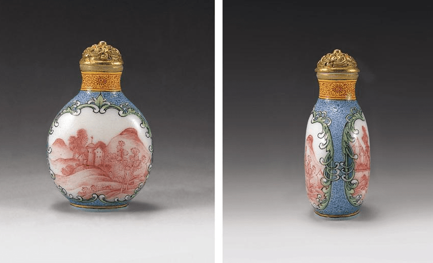 乾隆年製 山水鼻煙壺