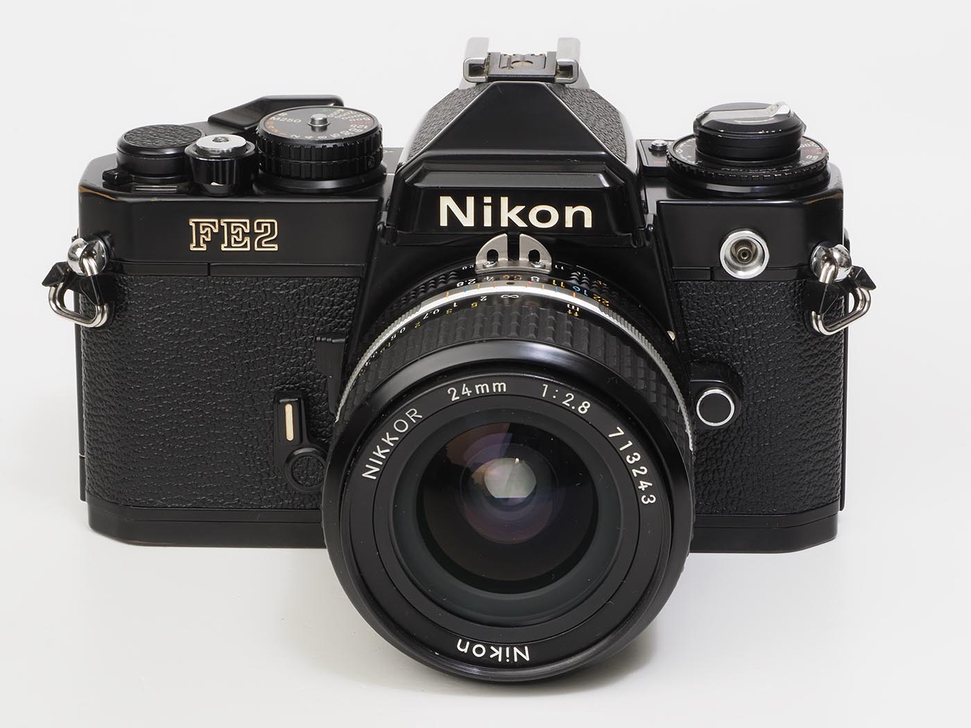 ニコン Nikon FE2 ブラック ボディ 35mm 一眼レフフィルムカメラ Nikon