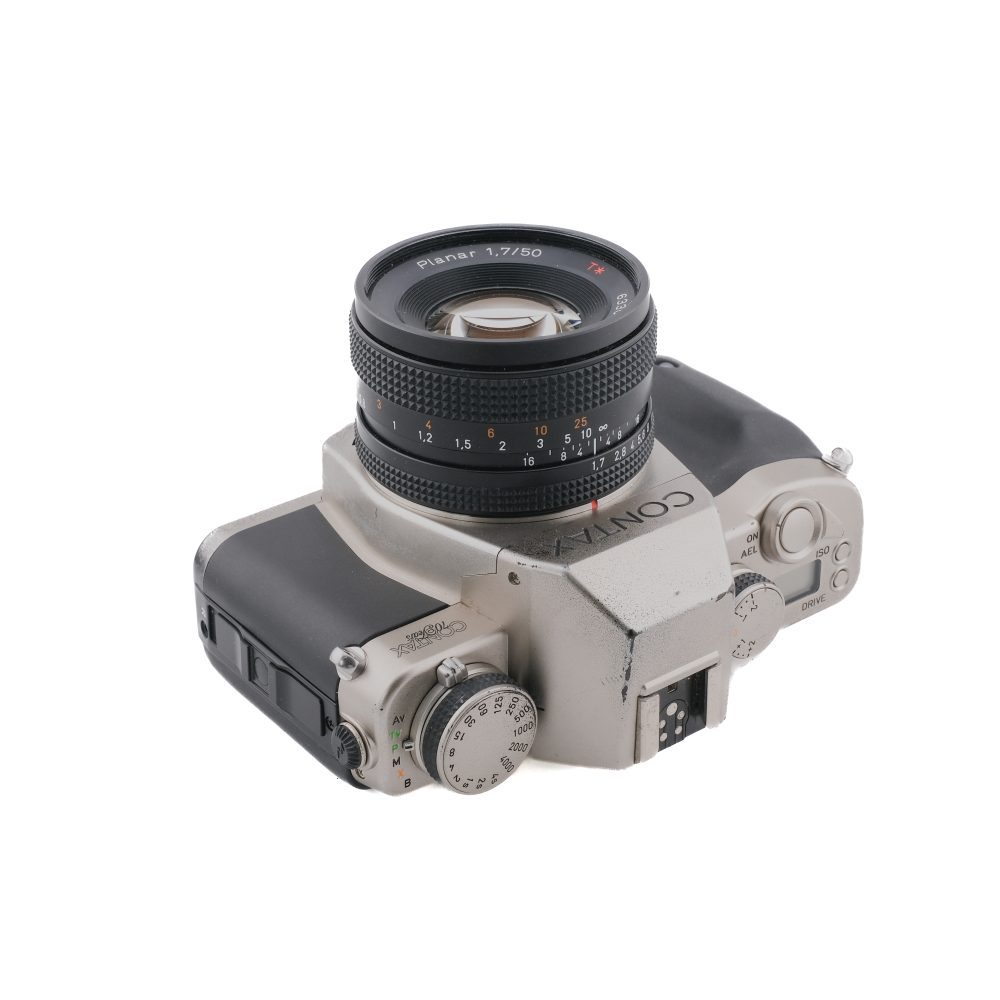 Contax Aria 70 Year Anniversary 35mm SLR Film Camera with 50mm f
