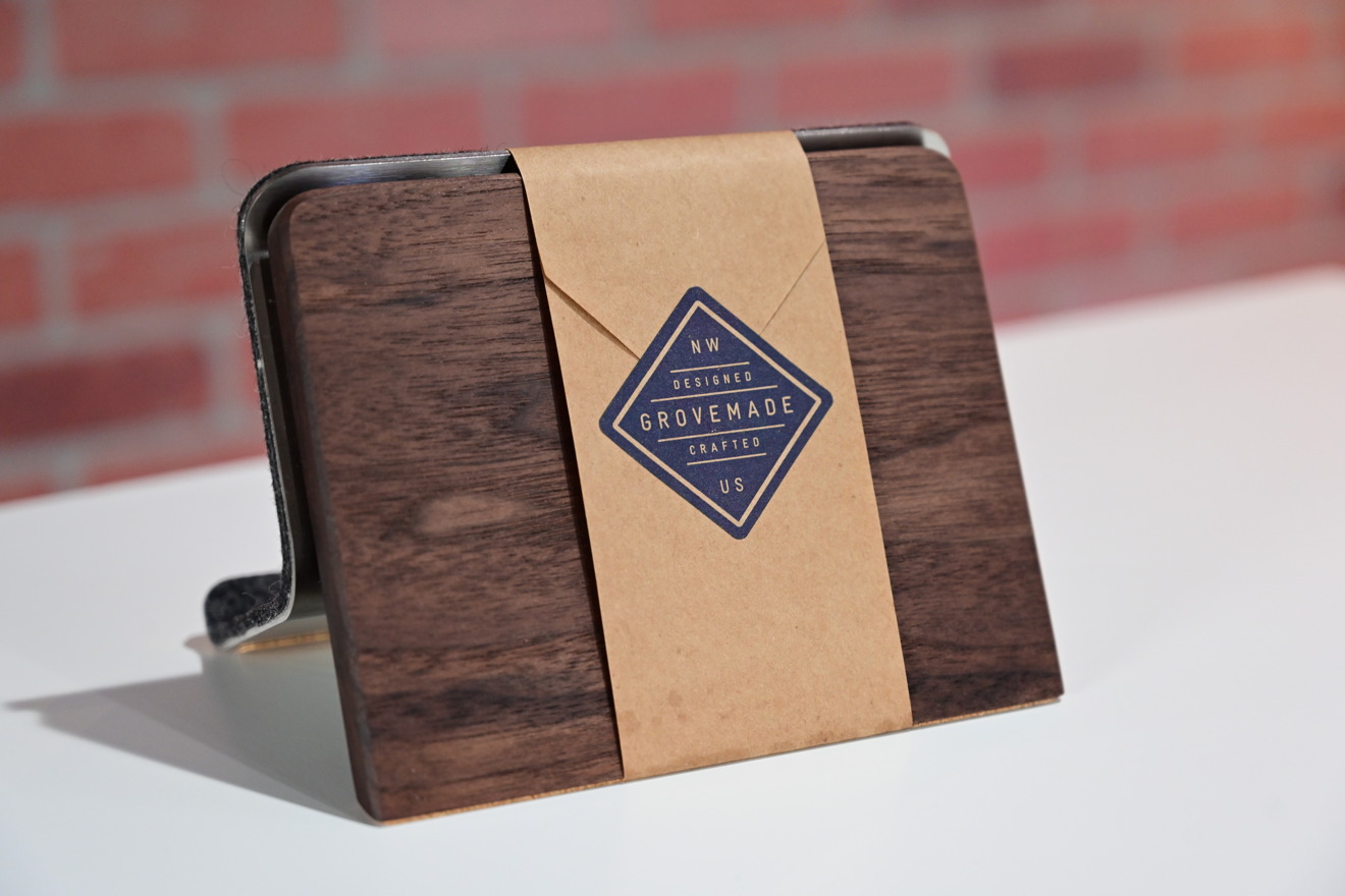 Grovemade's walnut and steel iPad stand review: it belongs on our