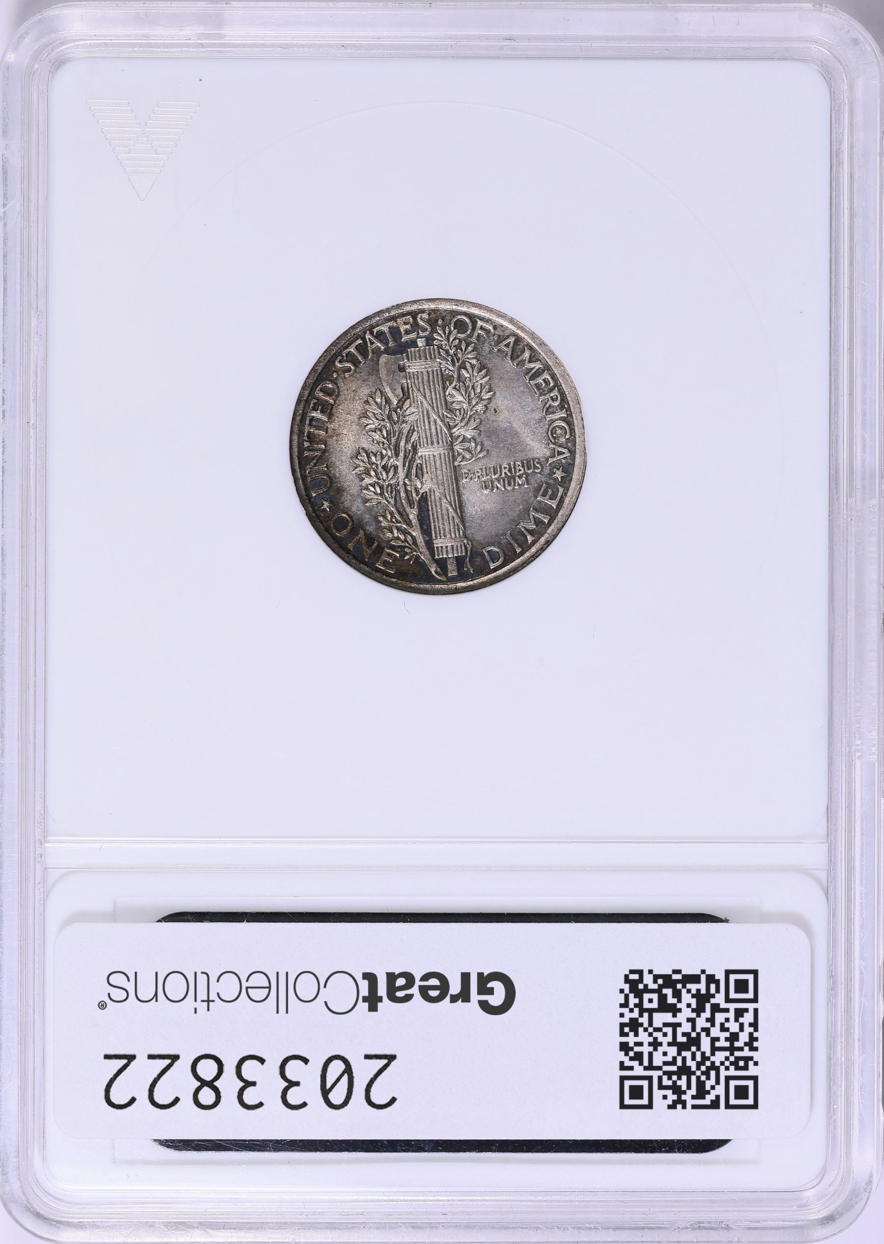 1916 Mercury Dime ANACS MS-65 FB OH (Toned) (Item 2033822