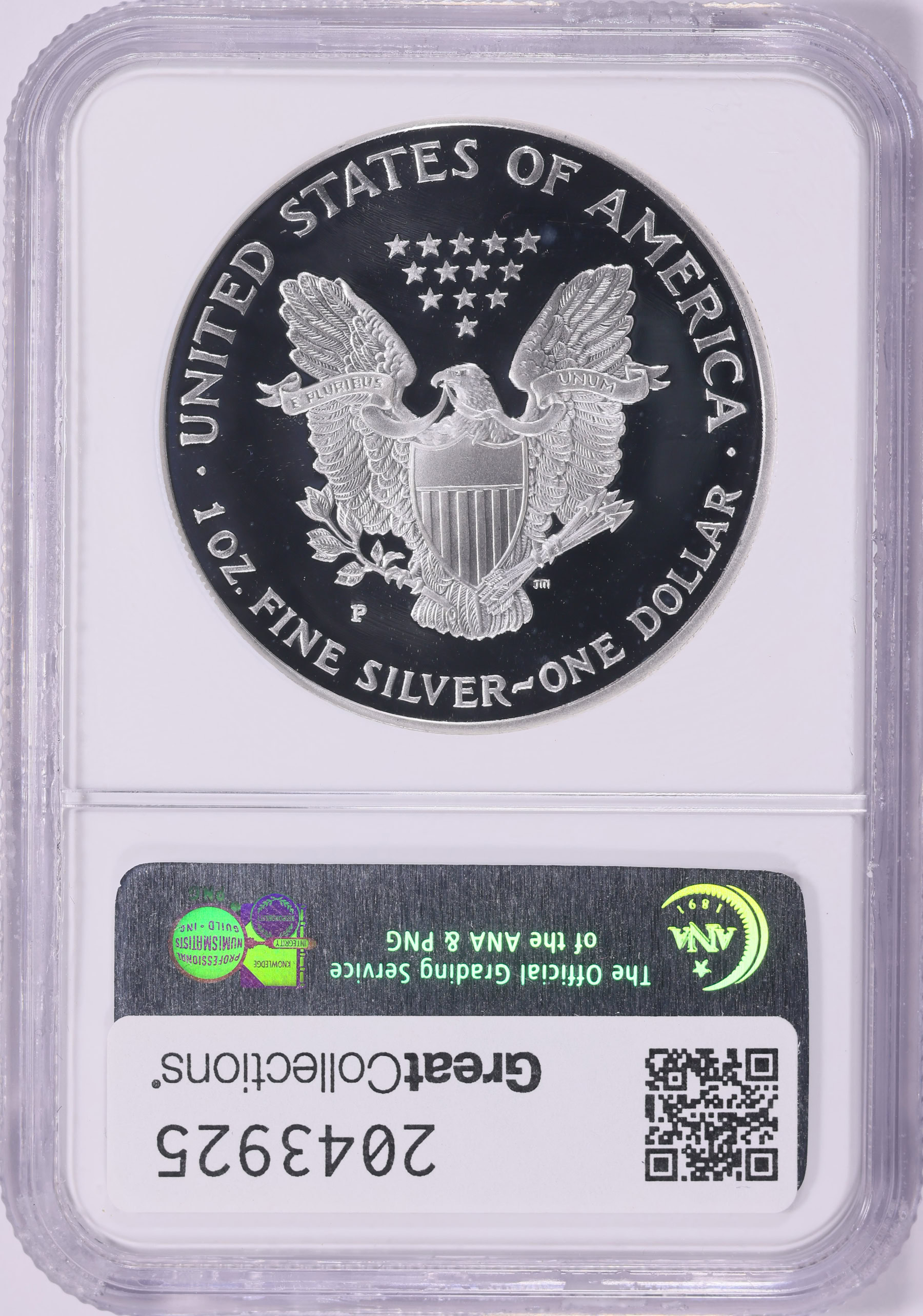 1995-P $1 Silver Eagle NGC Proof-69 UC (Item 2043925