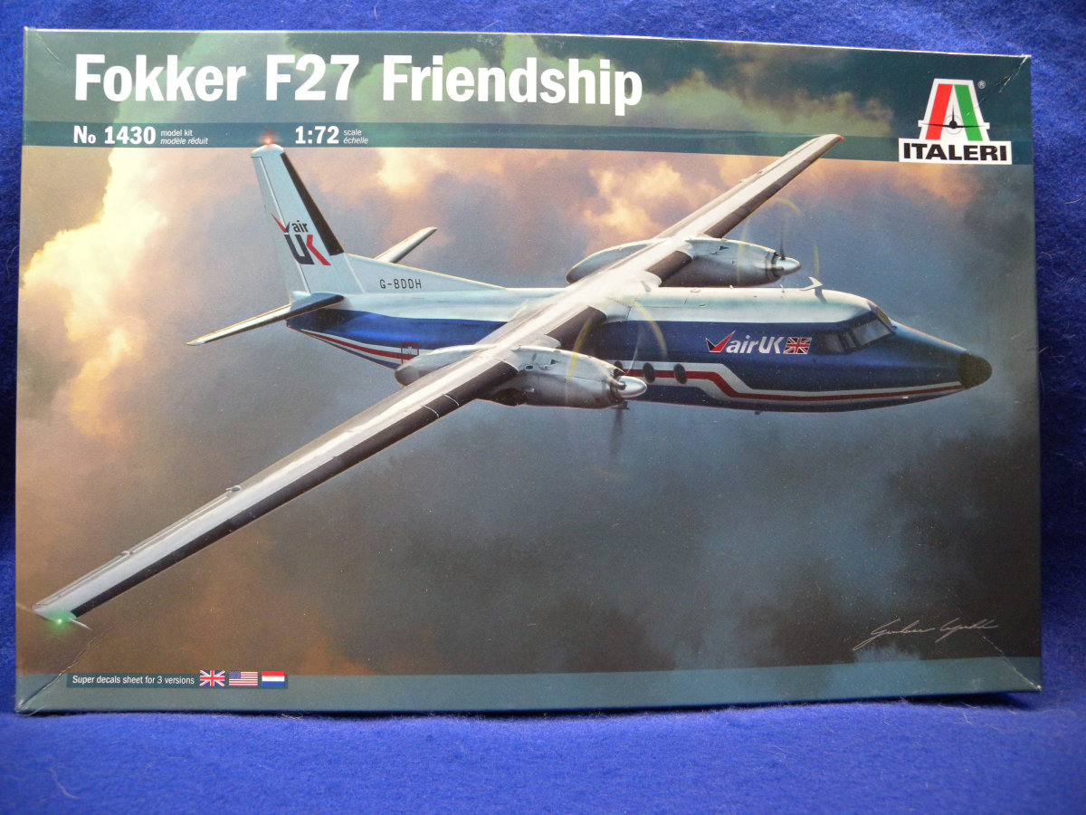 AeroScale :: Italeri 1:72 Fokker F27 Friendship Review
