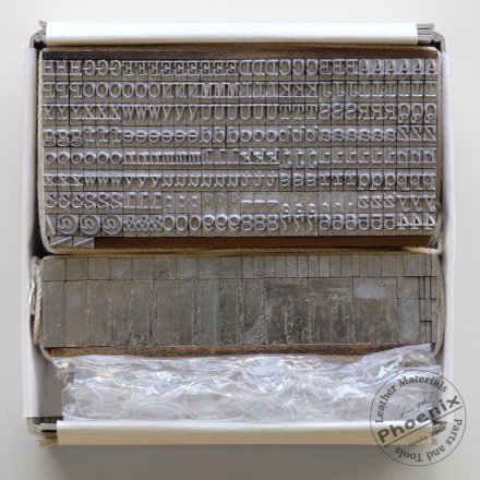 フォントセット】タイプライター ニューフェイス 12pt | ヌメ革と真鍮