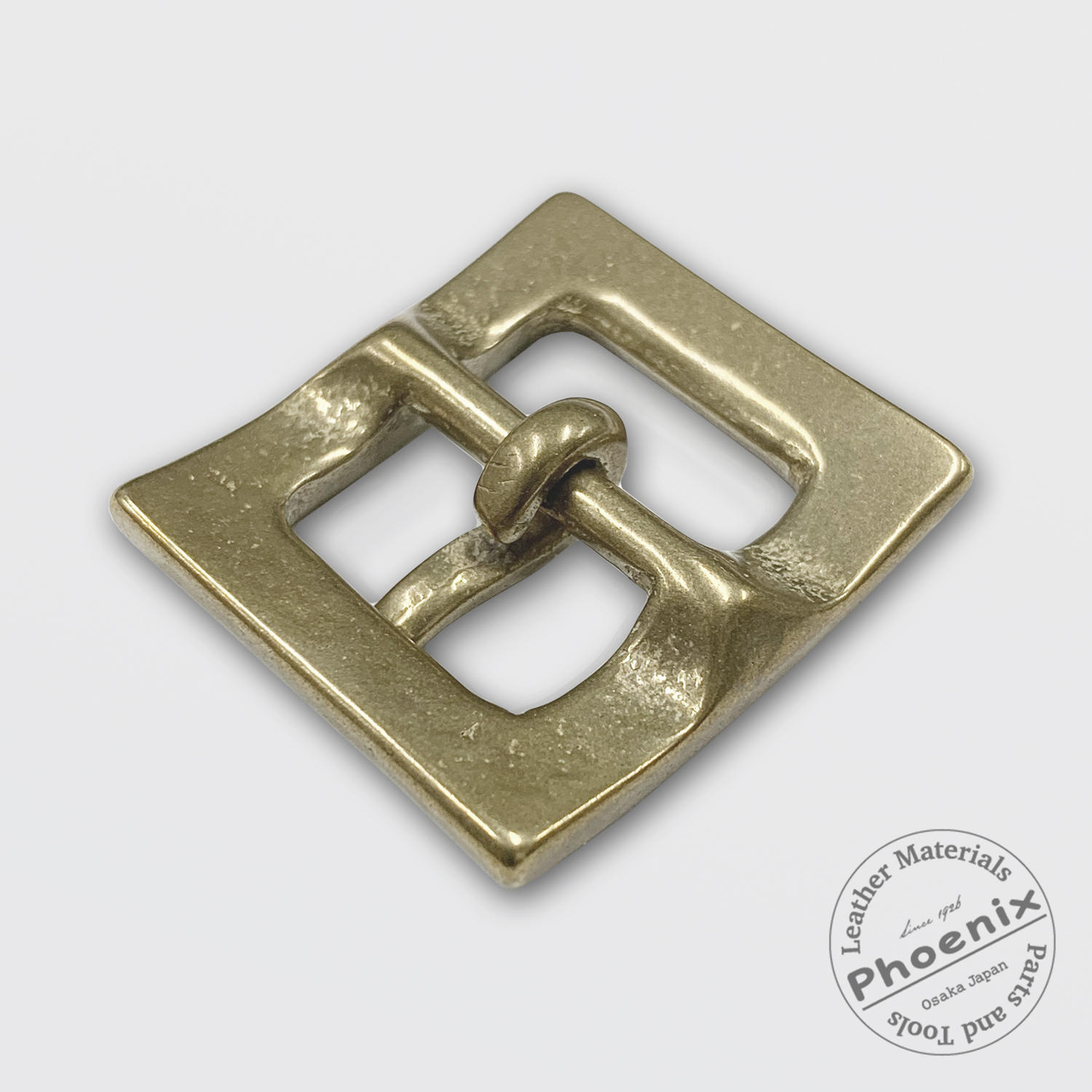 バックル OS B-01 20mm 真鍮 | ヌメ革と真鍮金具とレザークラフト材料