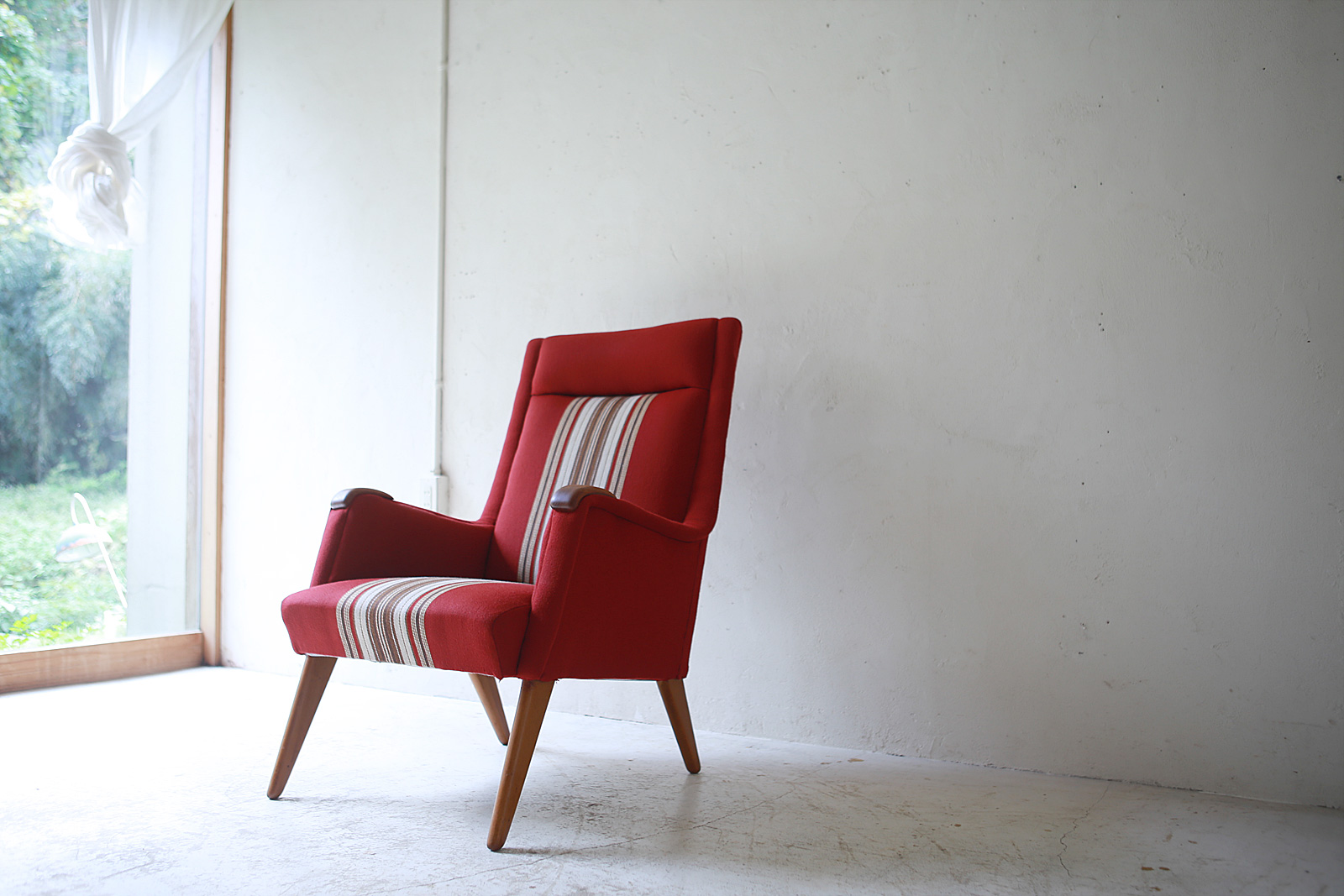 クイーンアンチェア ハイバック 18世紀 バクタプール キング＆クイーン