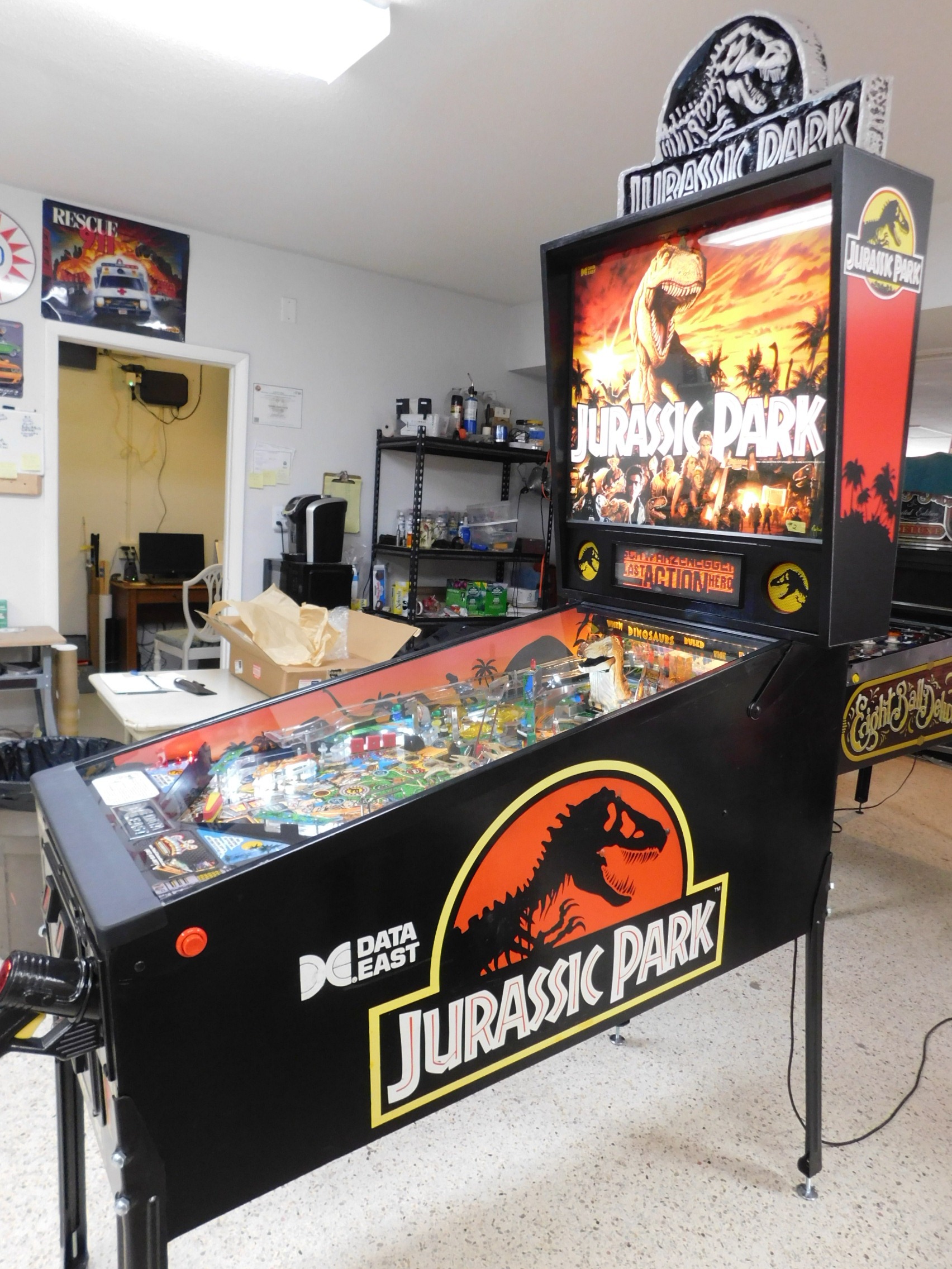 1993 Data East Jurassic Park (#4) (6 ball Multi-ball) (Beautifully