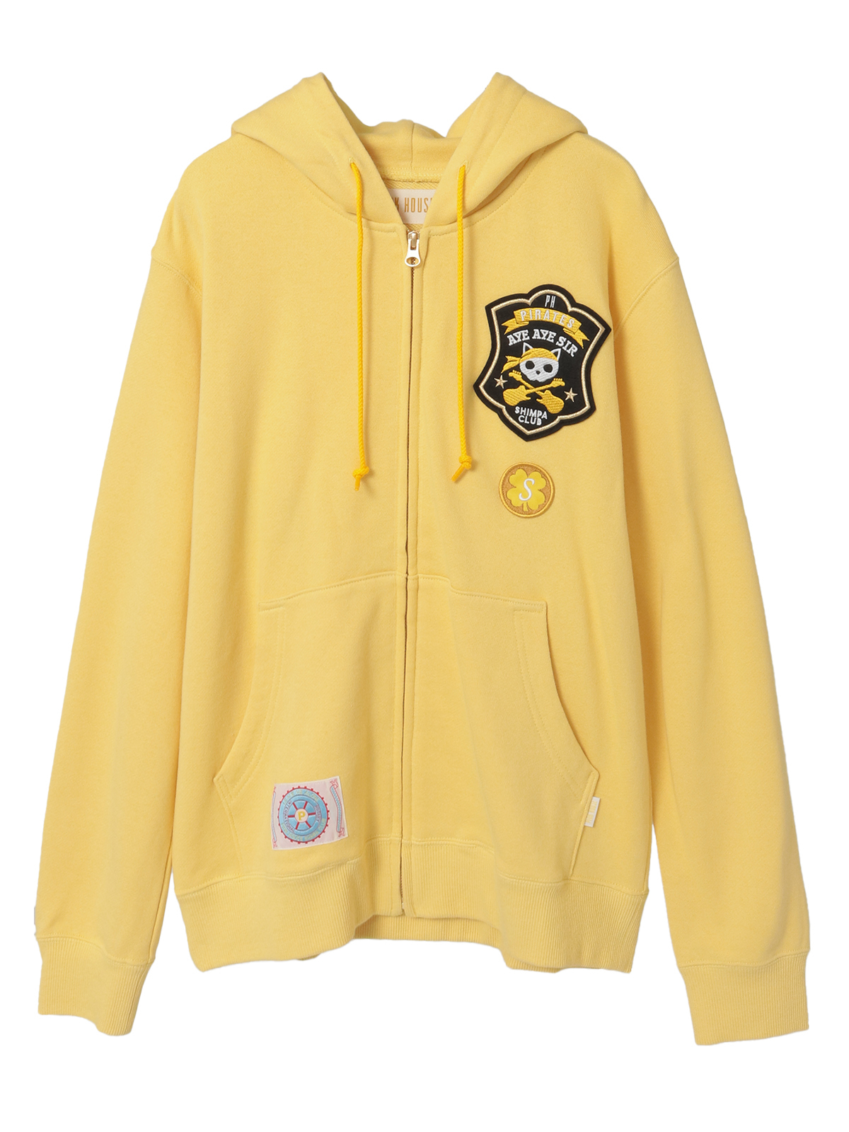 PINK HOUSE×Momoclo パイレーツキャットワッペンパーカー｜ピンク