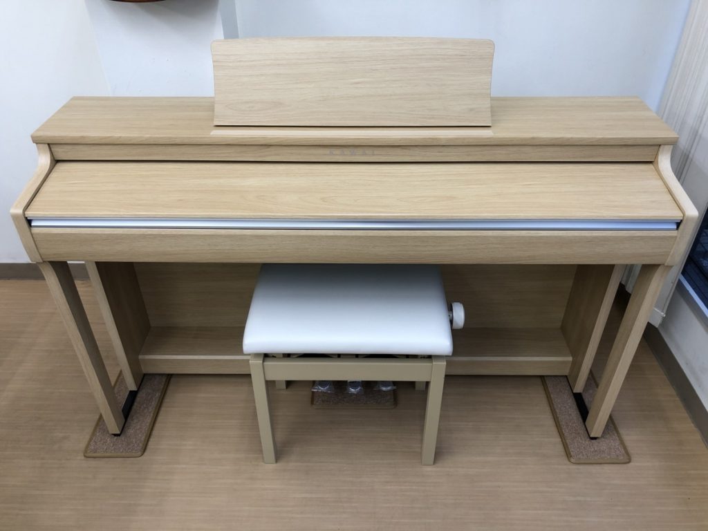 KAWAI CN27LO 2019年製 中古 電子ピアノ 椅子付き ライトオーク調
