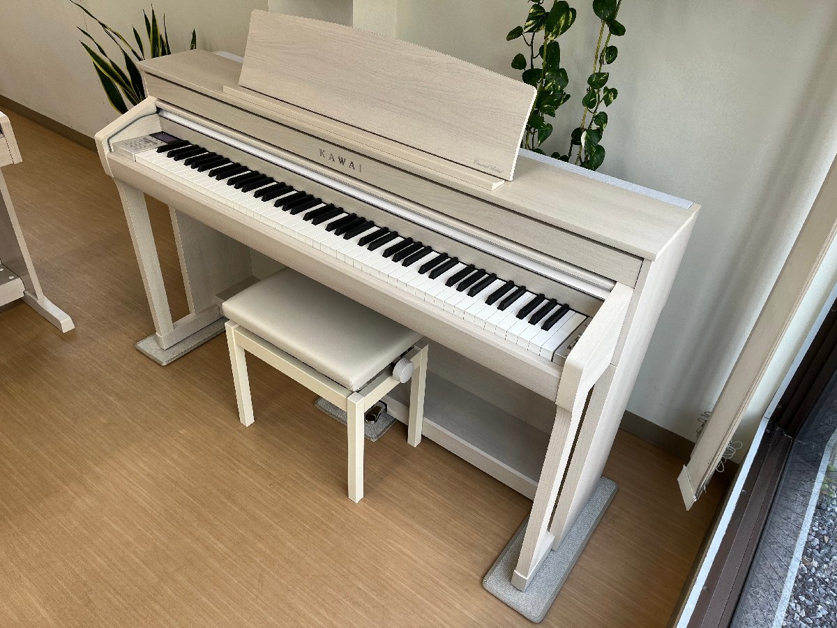 KAWAI CA58A 中古 電子ピアノ 2019年製 木製鍵盤 ホワイトメープル調