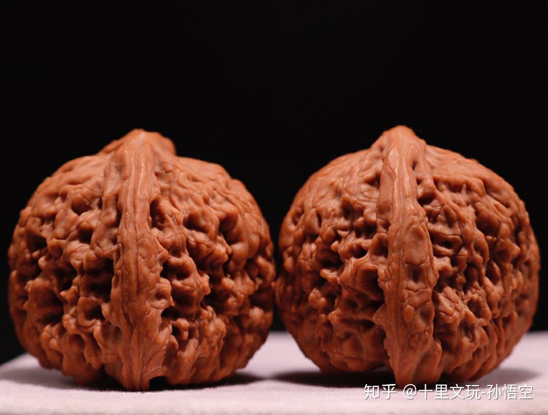 希少文玩核桃 南疆石 極太楞特徴 文玩核桃欣赏之二