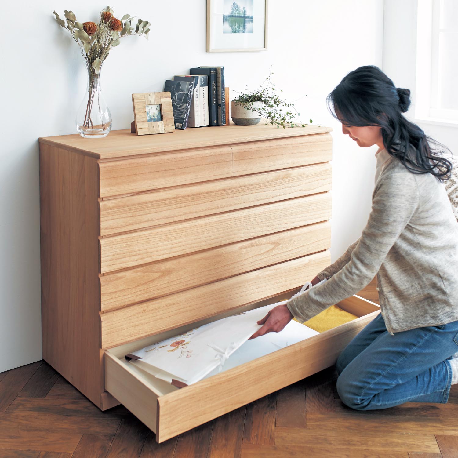 江戸後期から明治 福島桐箪笥 商家箪笥 上下2段 江戸後期から明治 福島