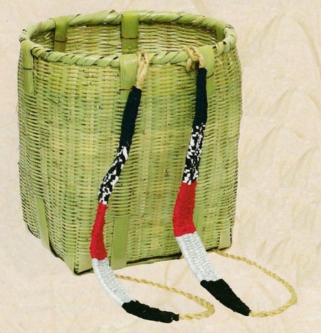 竹製 背負い篭(しょいかご)【竹かご/背負いかご/通販/きのこ採り/天然