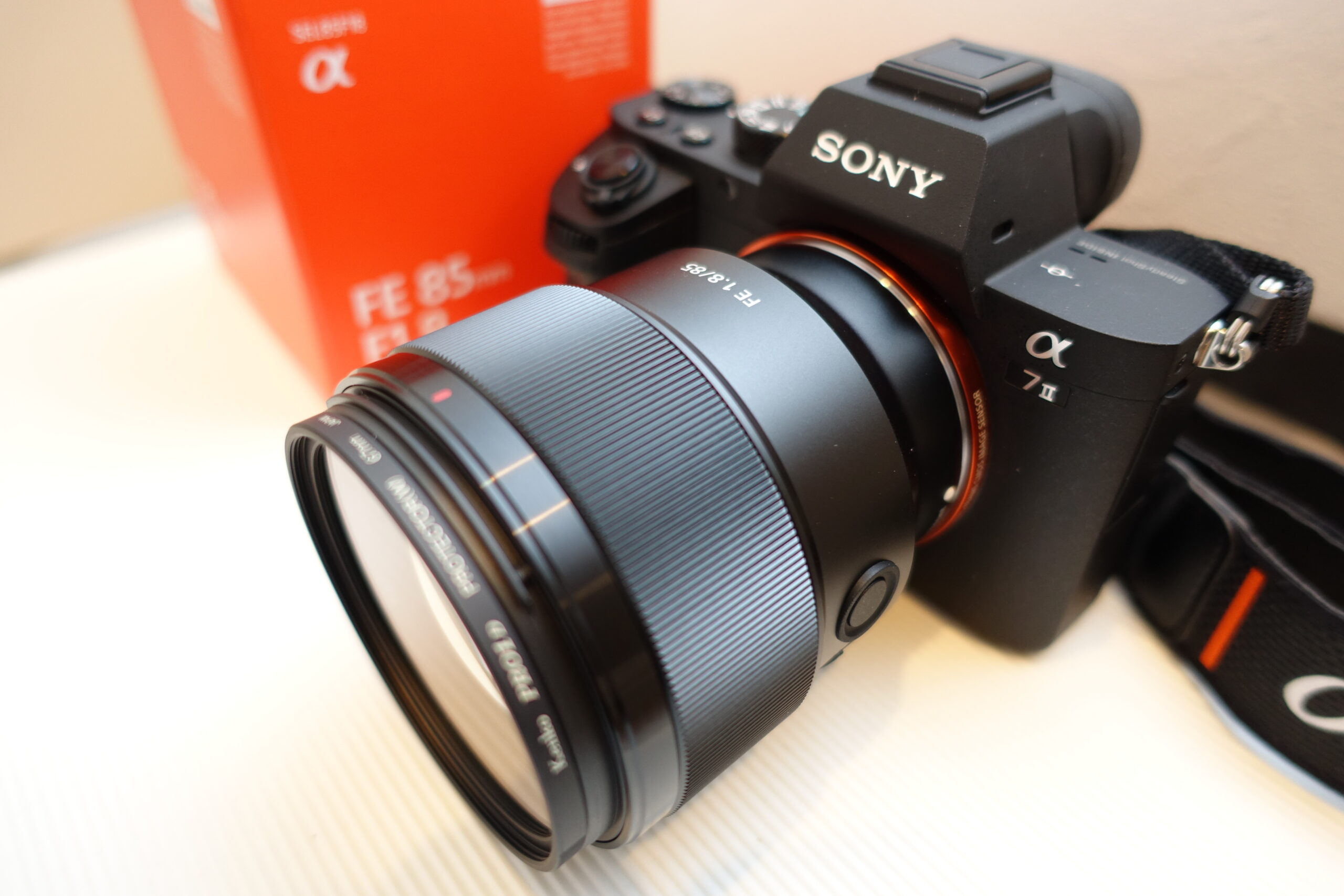 SONY FE 85mm F1.8 SEL85F18 プロテクター付 【公式通販】