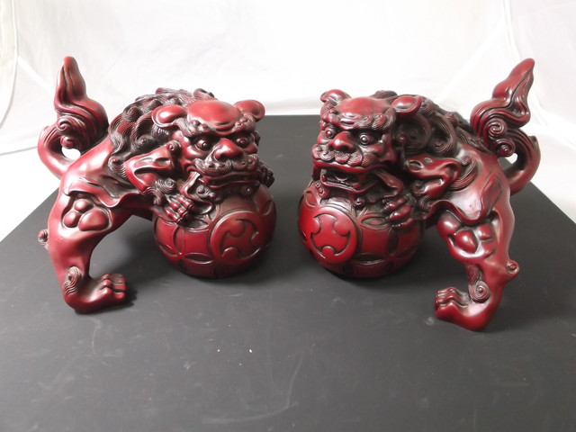 京薩摩 香炉 金襴手 古美術 骨董品 コレクション 置物 狛犬 京薩摩