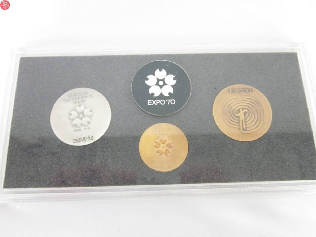 日本万国博覧会記念メダル EXPO'70 貴金属】日本万博 EXPO'70 記念