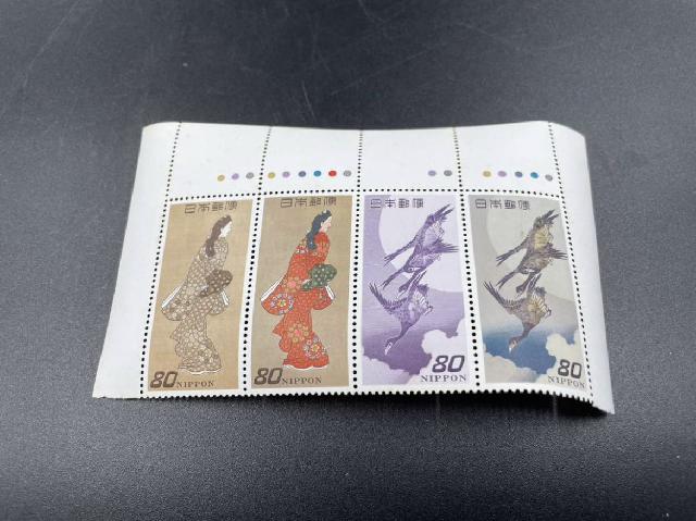 趣味の週間記念 見返り美人／月すに雁 小型シート2枚セット銭