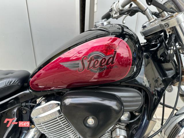 Honda Steed タンク 赤/黒