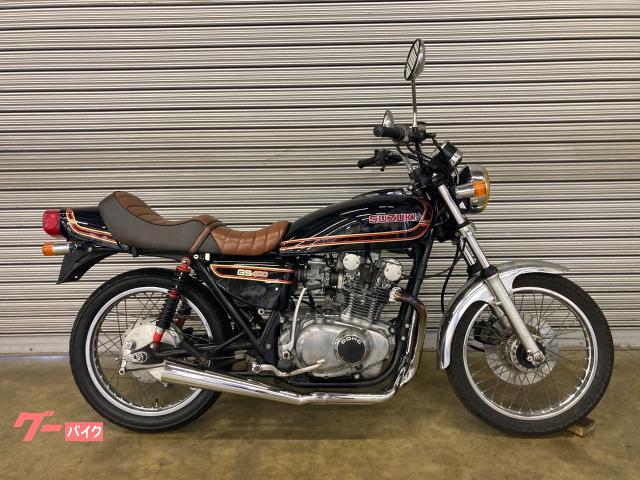 GS400 外装セット タンク テールカウル E1カラー 黒ベース 赤 橙