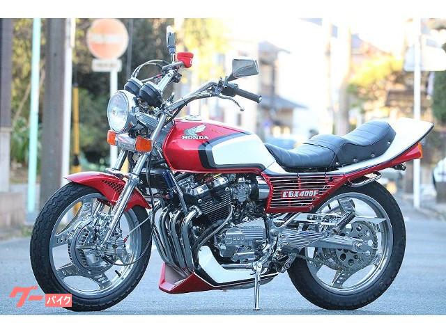 HONDA CBX400 F バイクタンク 青/白/赤 HONDA CBX400 F バイクタンク