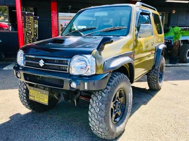 スズキ ジムニー ja22 リフトアップ 全塗装