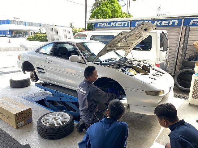 滋賀オートライフハノ トヨタ「MR2」(SW20)のテイン「フレックスZ」車