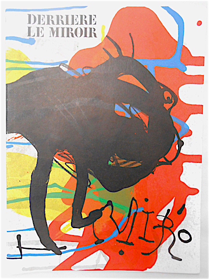 Derriere le Miroir No.203 ミロ 1973」ダブル頁のオリジナルリト3点入