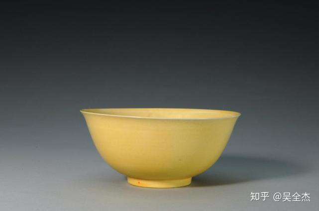 中国古美術⁄黃釉窯変朱班大碗⁄(底款:大明