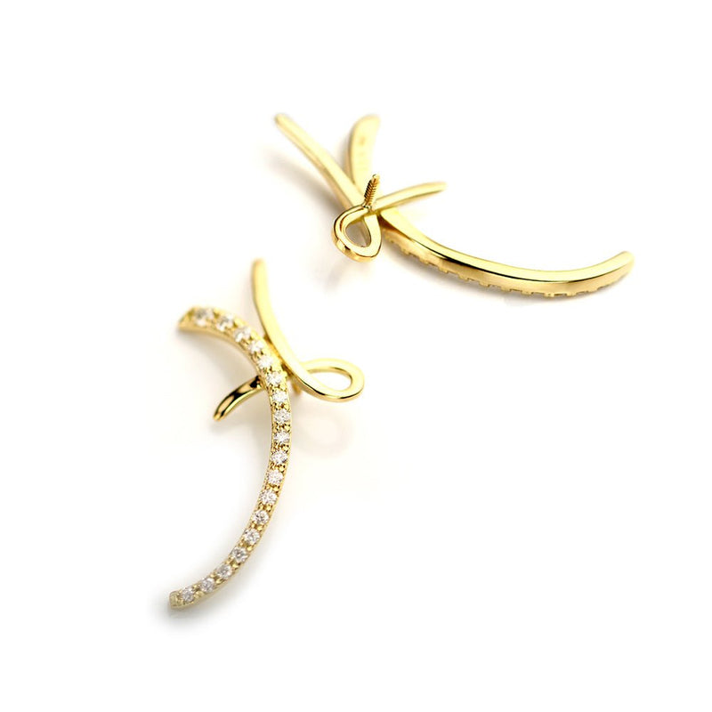 専用 KIARA リボン ピアス K18YG KIARA リボン ピアス K18YG