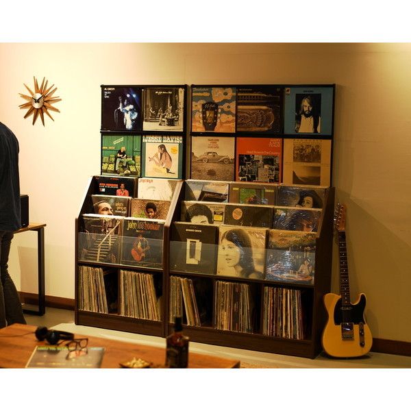 未使用 AUX オークス レコードディスプレイラック 1391 RCS710 Amazon