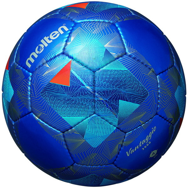 moltenサッカーボール ヴァンタッジオ 4900 芝用 ホワイト×ブルー