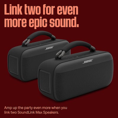 Bose SoundLink Max Portable Bluetooth Speaker Black 883848-0100