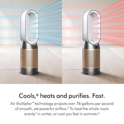 Dyson Purifier Hot+Cool HP2 De NOx​ White/Gold 544564-01 - Best Buy