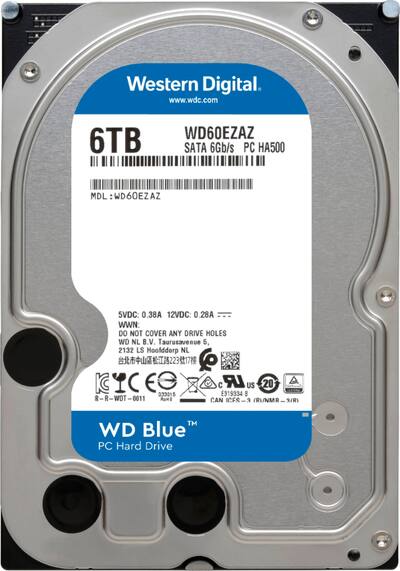 WD Blue 6TB PC Internal Hard Drive for Desktops WD60EZAX - Best Buy