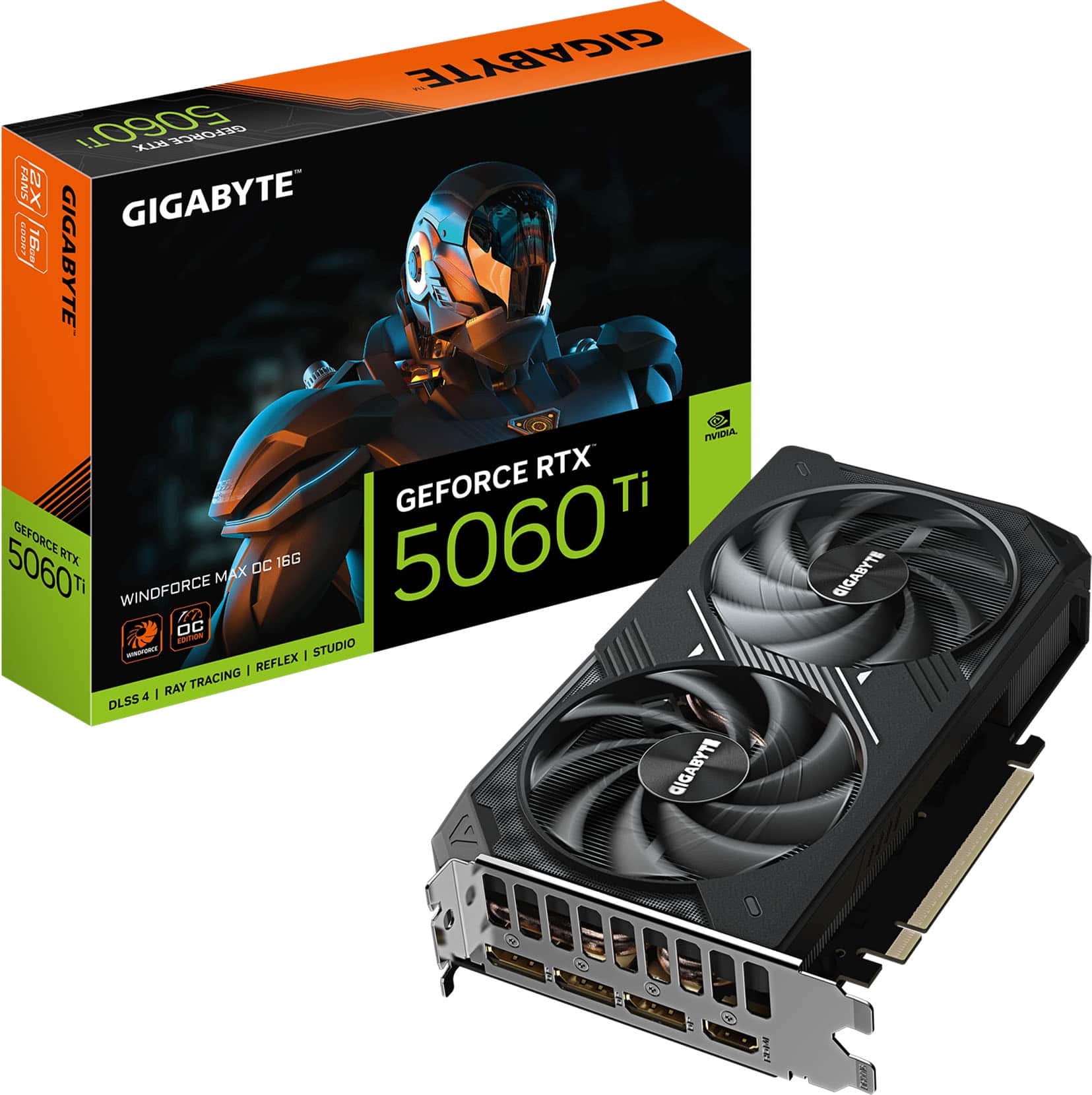 GIGABYTE GeForce RTX 5060Ti WINDFORCE MAX OC 16GB GDDR7 PCI