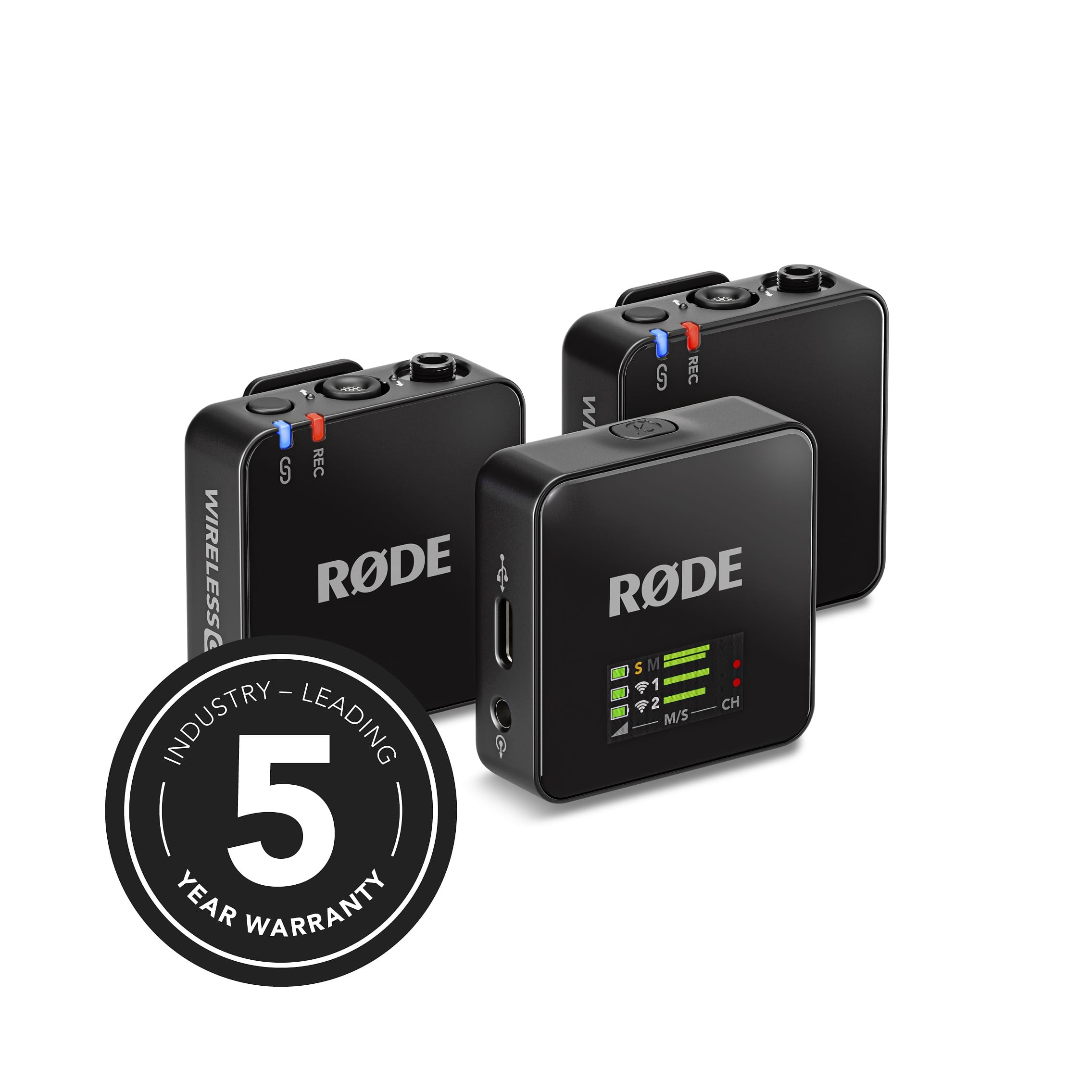 RØDE WIRELESS GO (GEN 3) Compact Wireless Microphone System Black