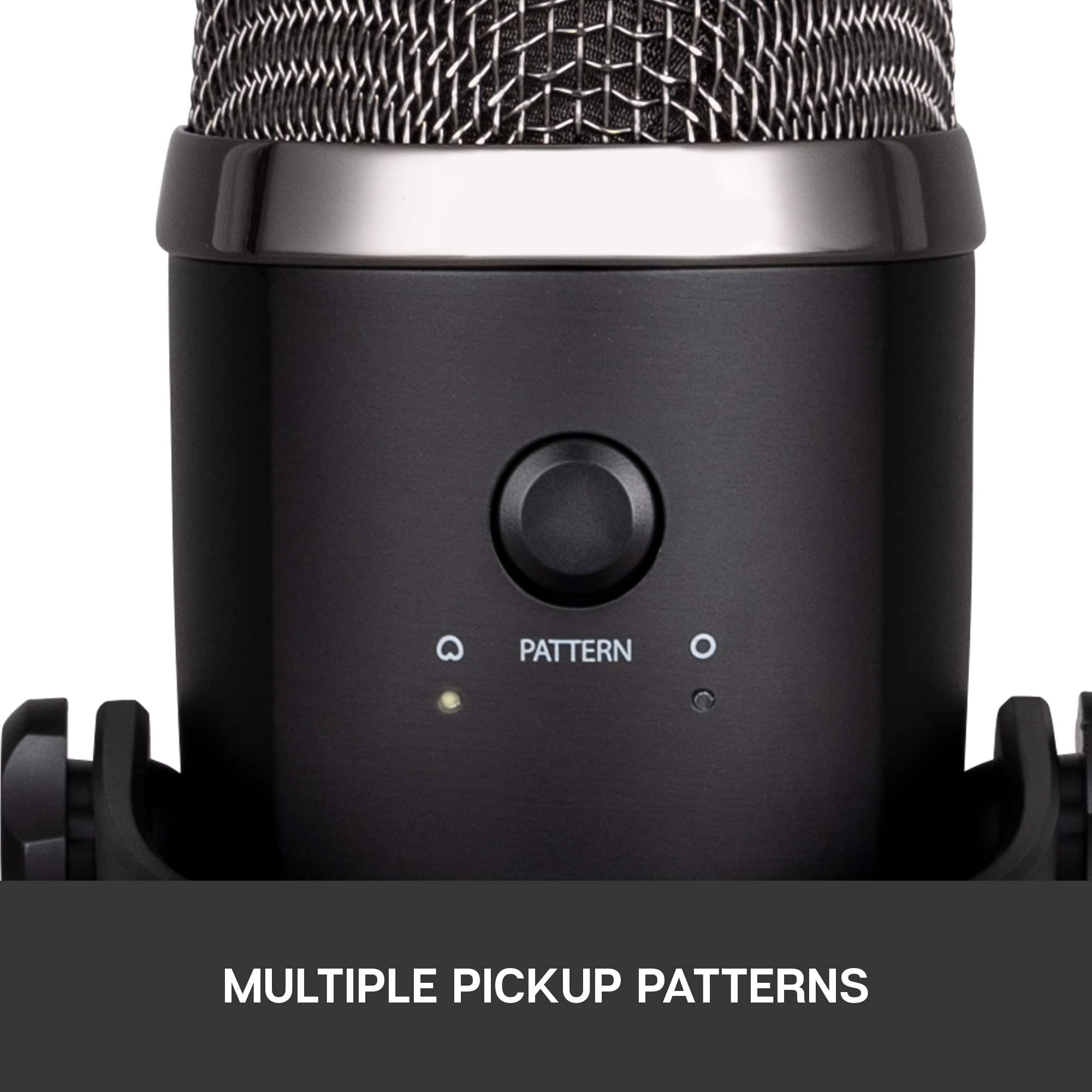 Blue Microphones Blue Yeti Nano Premium Wired Multi Pattern USB