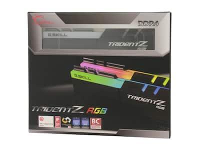 G.SKILL TridentZ RGB 32GB (2x16GB) DDR4 3600MHz RAM F4 3600C18D