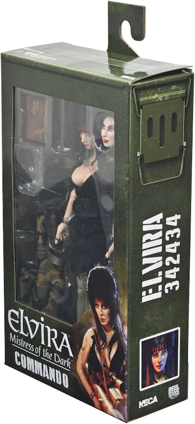 NECA Elvira 8” Clothed Action Figure Commando Elvira 56078 - Best Buy