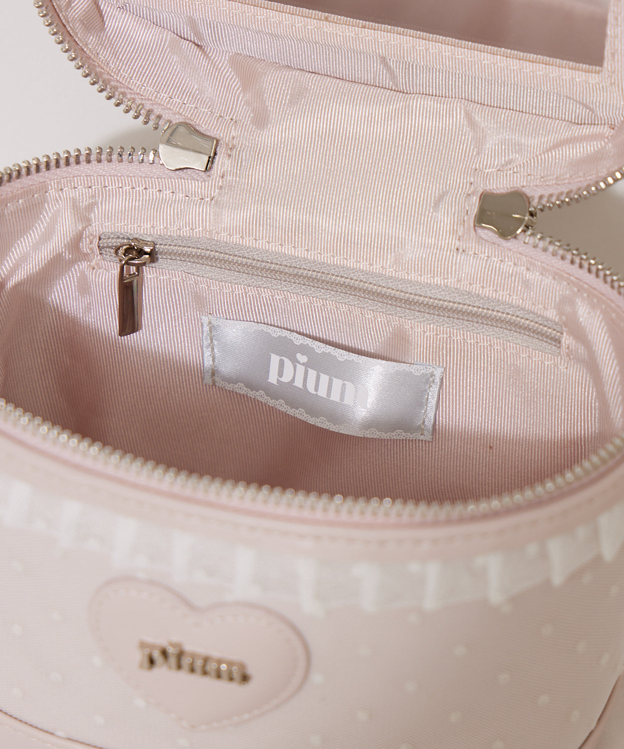 piumハートドットチュールバニティ