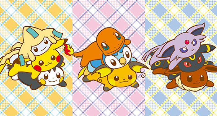 ポケモンくったりぬいぐるみ、ポーチやミニトートバッグなどの雑貨に