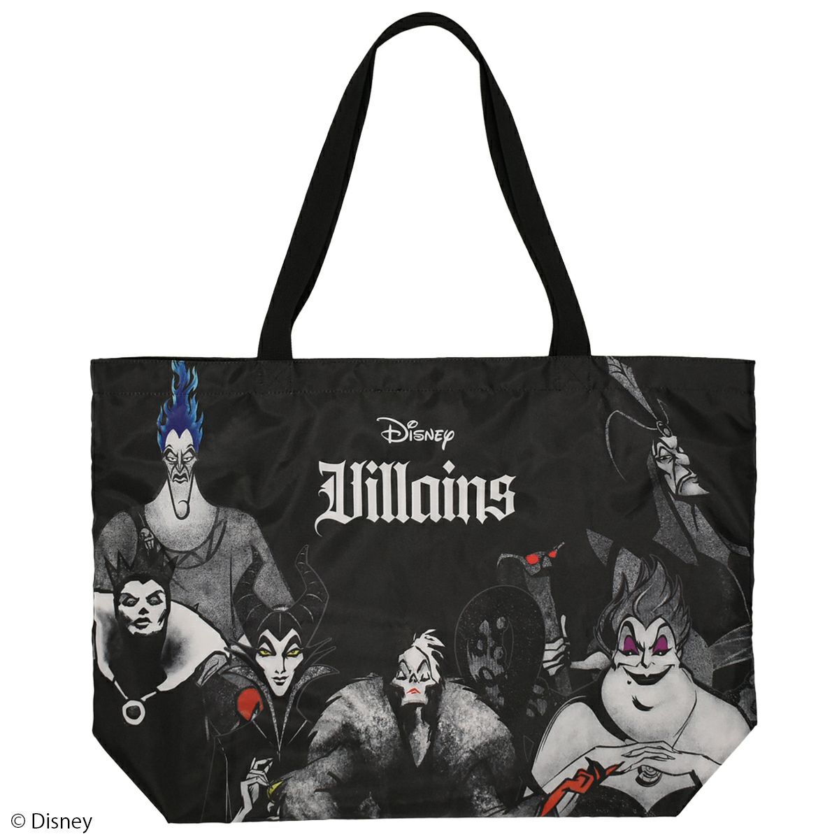 Disney】ディズニーヴィランズ/ファスナー付きトートバッグ(PONEYCOMB
